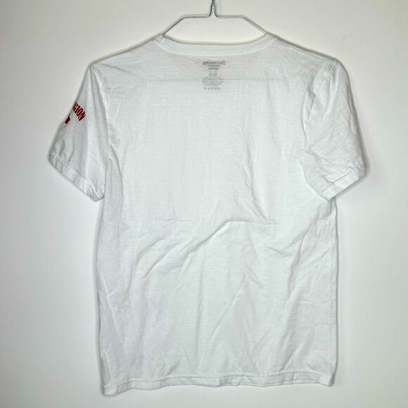True Religion Medium Short Sleeve T-Shirt With Iconic Sleeve Logo - Picture 2 of 6